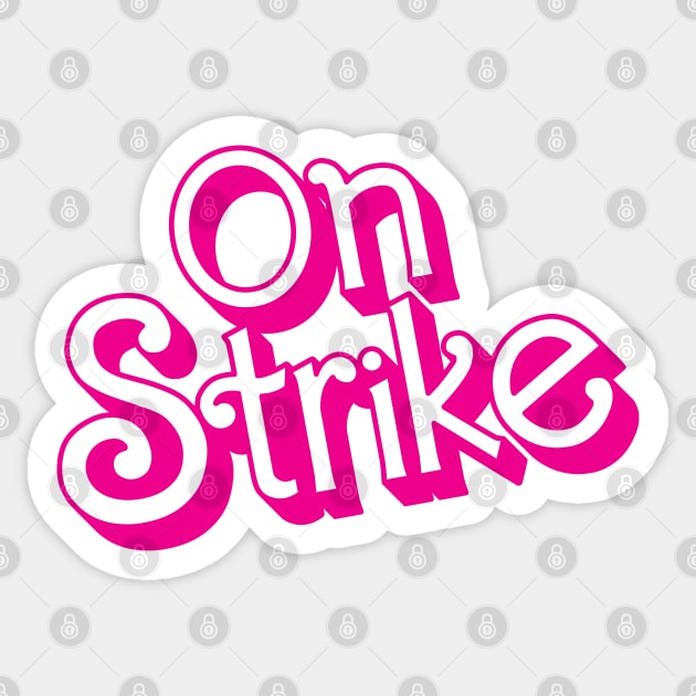 Barbie On Strike Sticker by Yue